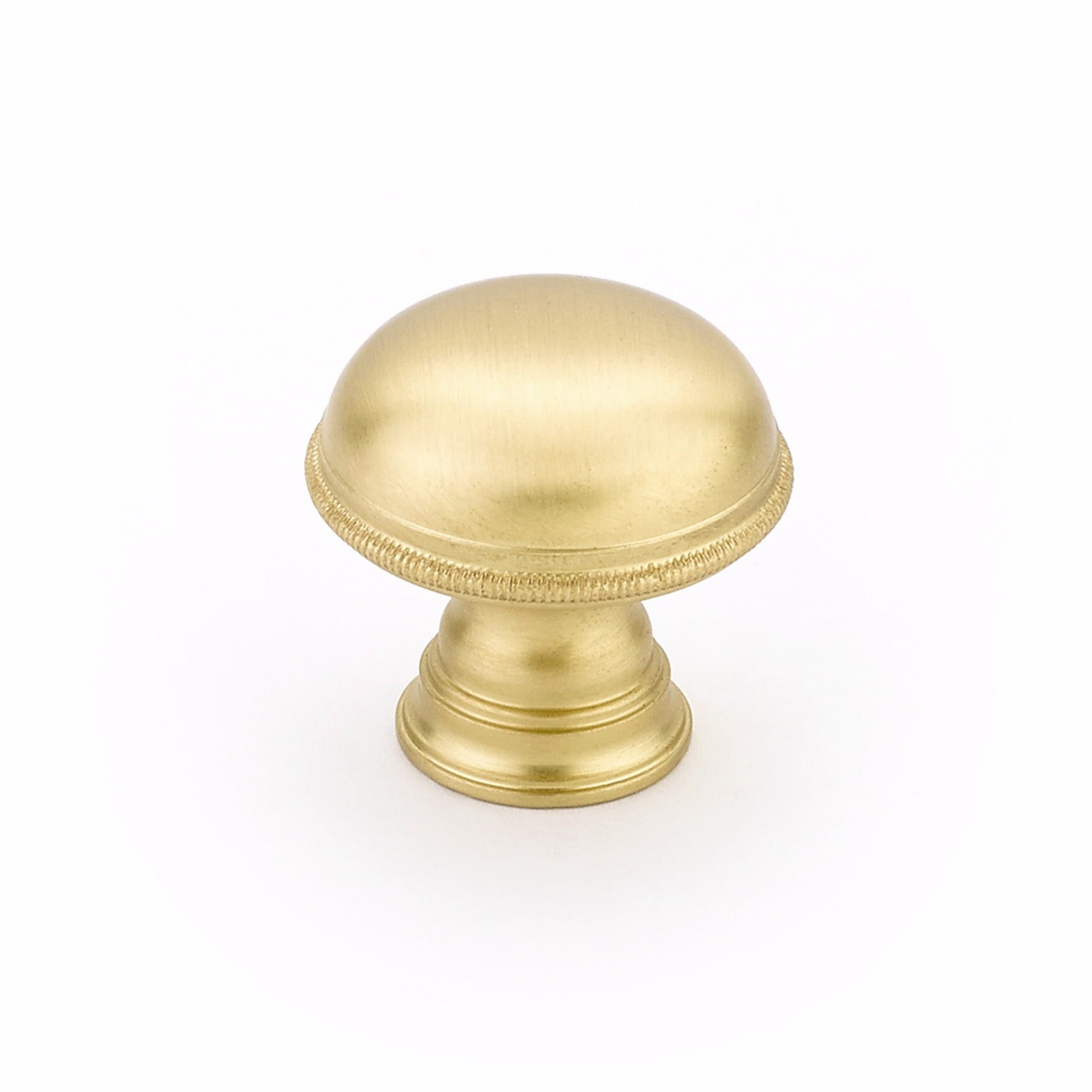 SCHAUB Schaub 572-SB Cabinet Knob 1.25 in Satin Brass Atherton