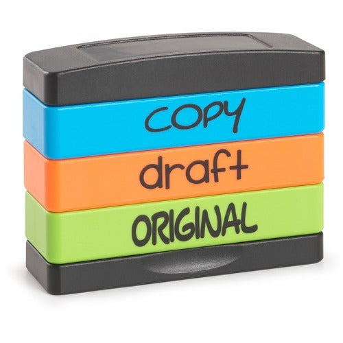 TRODAT Trodat Usa TDT8801 Pre-inked Stackable Message Stamp Set