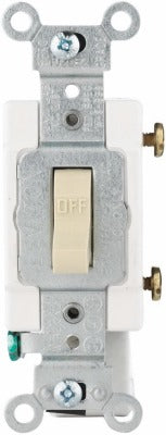 LEVITON Leviton Mfg Co S07-CS120-2IS Single Pole Toggle Switch