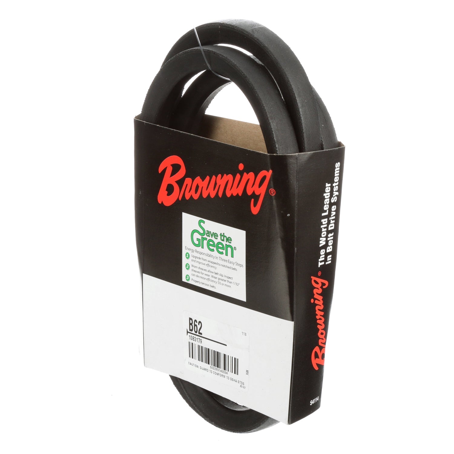 Browning B62 Motor V-Belt 21/32 X 7/16 Inch 65 Inches Super Classical Gripbelt Replacement B62