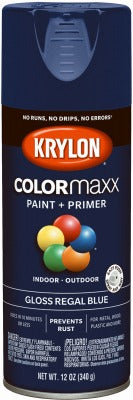 KRYLON Krylon K05535007 Regal Blue Gloss Spray Paint 12 Oz