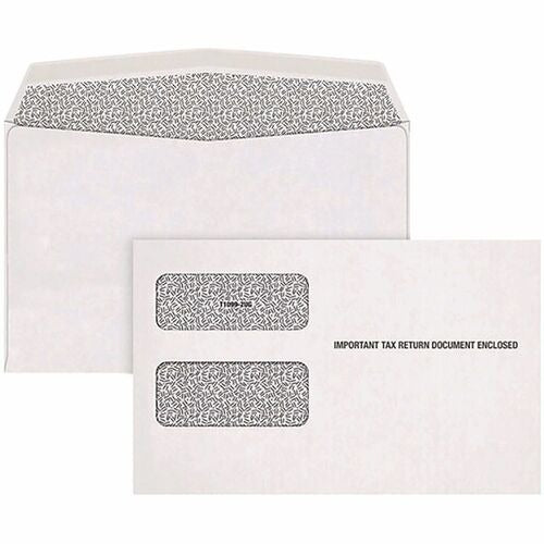 TOPS Tops TOP22222 Double Window Tax Form Envelopes 24 Pack