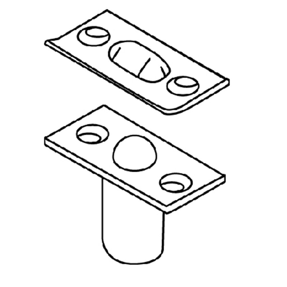 TRIMCO Trimco 1555626 Closet Ball Catch Satin Chrome