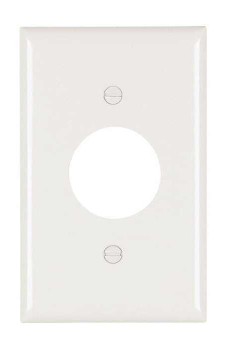 Pass & Seymour TP7W 1-Gang Single Receptacle Wall Plate