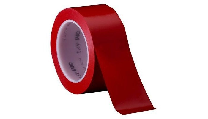 3M 3M 7100044655 Vinyl Tape 471 2 in x 36 yd (24 Roll Case)
