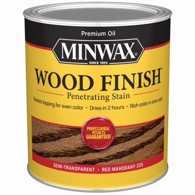 MINWAX Minwax 70007 Red Mahogany Wood Finish Stain 1 Qt