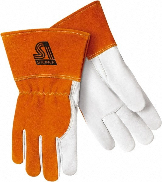 STEINER Steiner 0232-L Mig Welding Gloves Large Leather Gauntlet