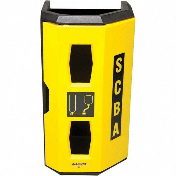 ALLEGRO INDUSTRIES Allegro 4125 Scba Wall Case 32x17x14 Yellow