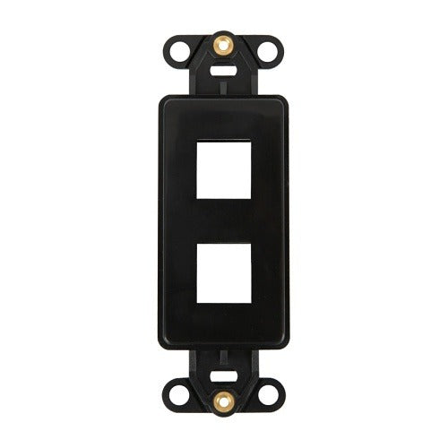WIREPATH Wirepath WP-DEC-STRAP-2-BK 2-port Decorative Strap