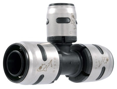 SHARKBITE Sharkbite/cash Acme K412A Evopex Push Tee 3/4x3/4x1/2