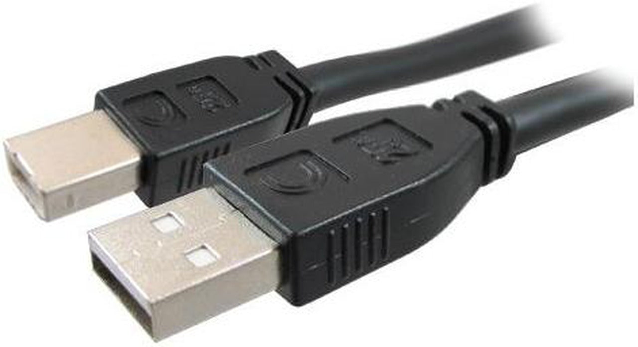 COMPREHENSIVE Comprehensive USB2-AB-35PROAP Pro AV/IT Active Plenum USB A to B Cable 35 ft (USB2-AB-35PROAP)