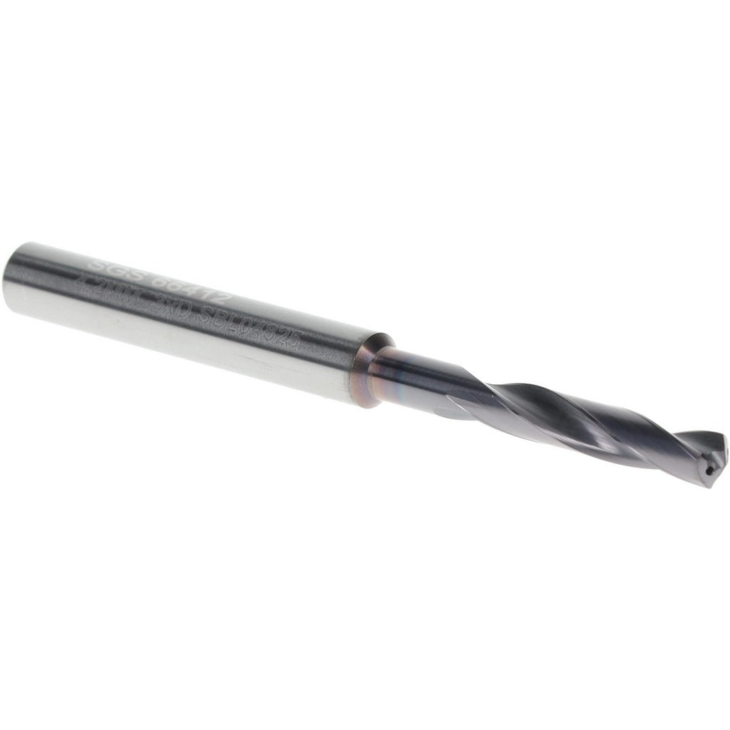 KYOCERA SGS PRECISION TOOLS Sgs 66412 Screw Machine Drill Bit 3/16 in Solid Carbide