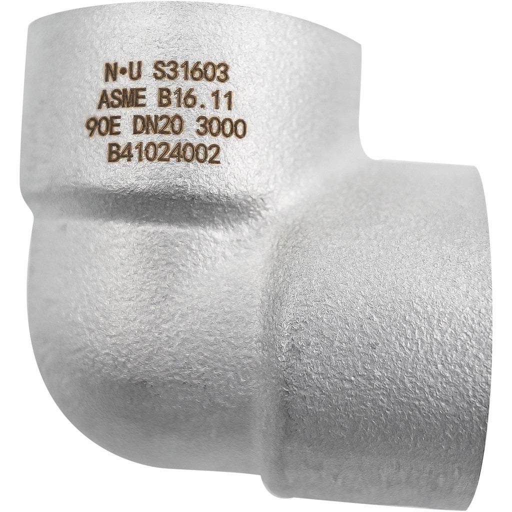 VALUE COLLECTION Value Collection LD90FF 20-NPT-3000 3/4 in Ss Pipe Elbow