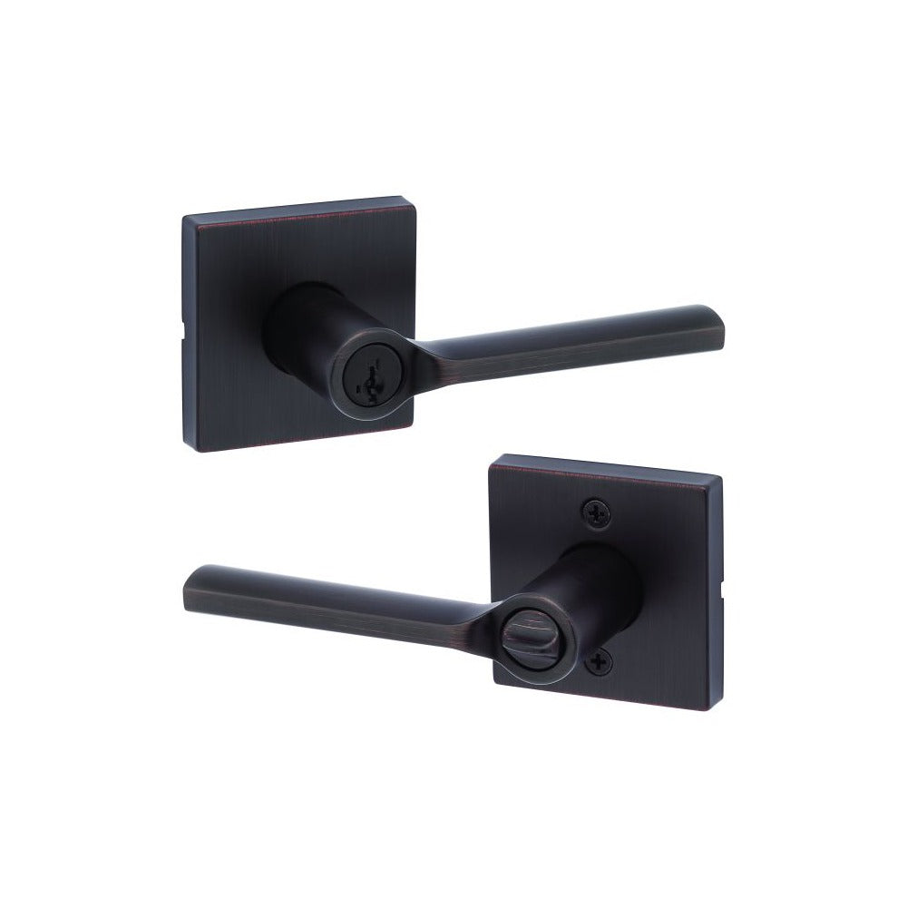 KWIKSET Kwikset 740LSLSQT-11PS Lisbon Entry Lock Venetian Bronze