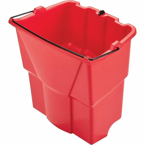 RUBBERMAID Rubbermaid 2064907 Wavebrake 18 Qt Dirty Water Bucket Red