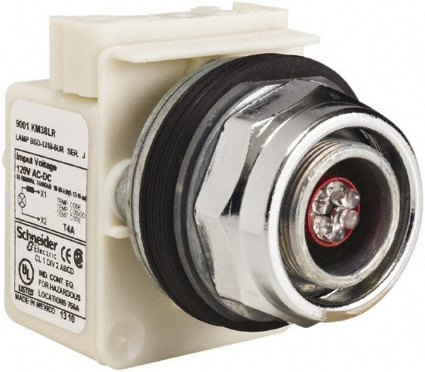 SCHNEIDER ELECTRIC Schneider Electric 9001KP38LR 120V Led Indicating Light