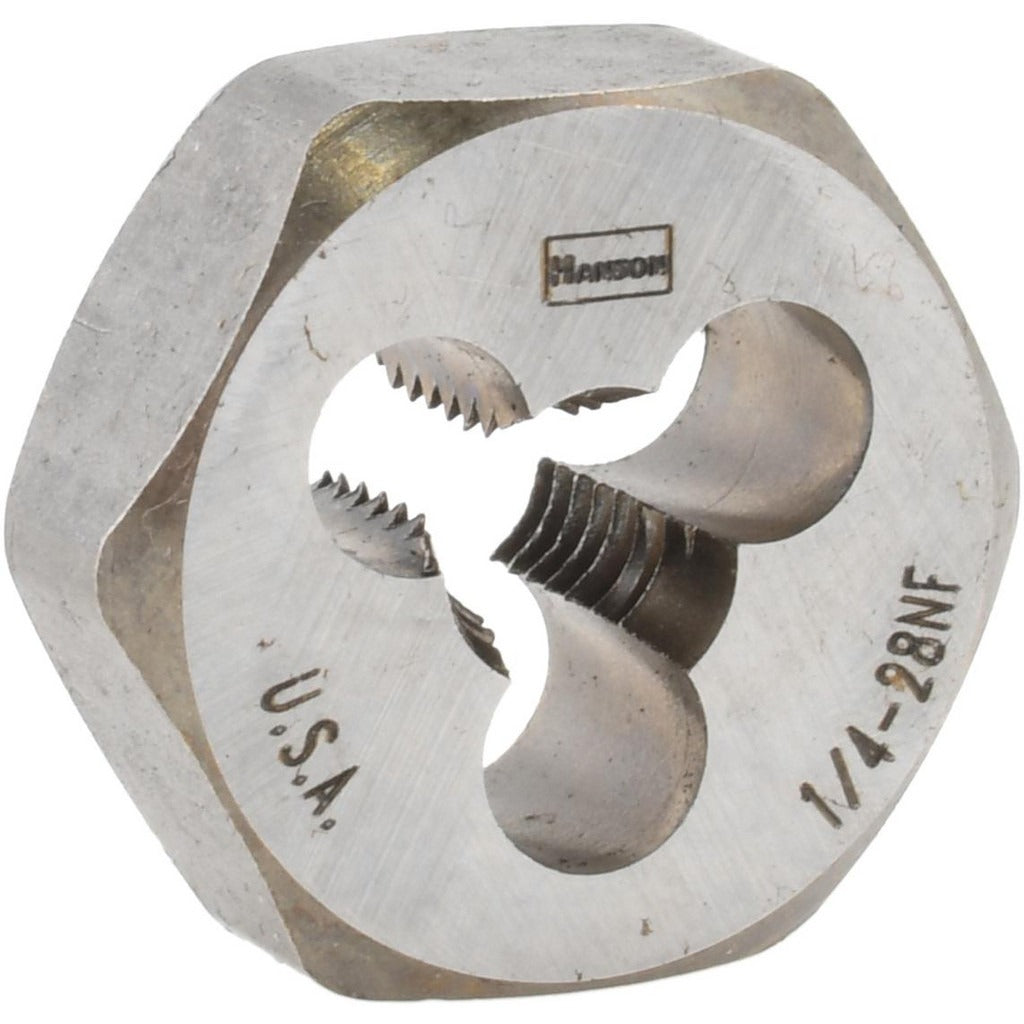 IRWIN Irwin Hanson 7223 Hex Rethreading Die 1/4-28 Unf