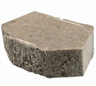 CHRISTYS Oldcastle 16204425 Concrete Garden Wall Block 12x8 in Gray