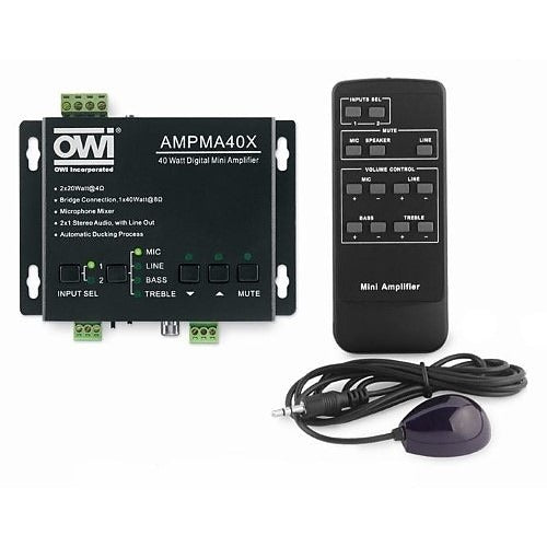 OWI Owi Incorporated AMPMA40X Digital Mini Amp 40W