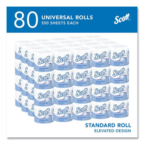 KIMBERLY-CLARK Kimberly-Clark KCC04460 Scott 2-ply standard roll bath tissue (80 rolls)