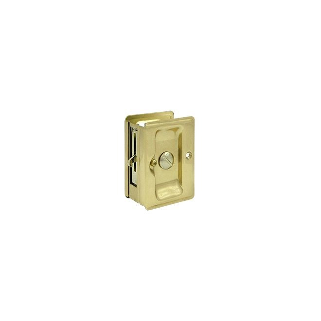 DELTANA Deltana SDLA325U3-UNL Pocket Lock Unlacquered Bright Brass