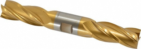 HERTEL Hertel E8053056 Square End Mill 7/8 in 4 Flute Hss Tin