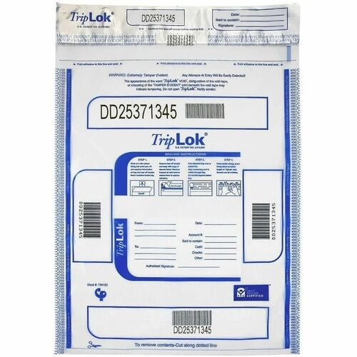 CONTROLTEK Controltek CNK585040 Clear Security Bags 12x16 Inches