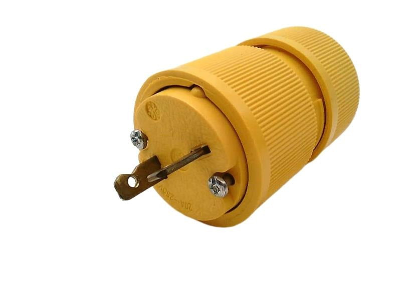 HUBBELL Hubbell 7847 Attachment Plug 20 A 250 Vac (Straight)