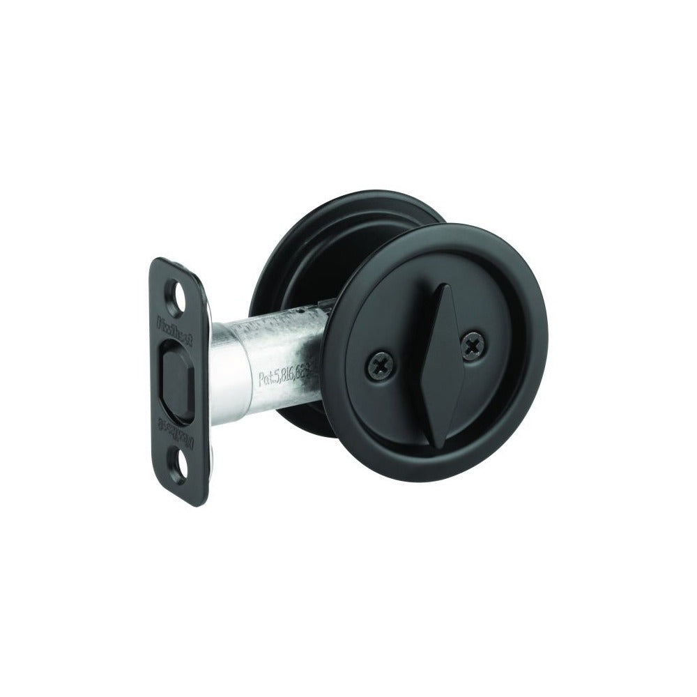 KWIKSET Kwikset 335-514 Round Privacy Pocket Door Lock
