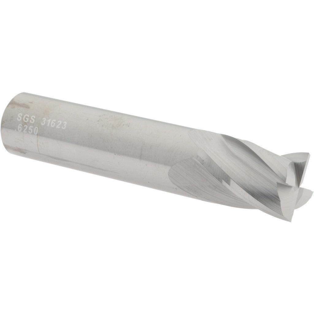 KYOCERA SGS PRECISION TOOLS Sgs 31623 Square End Mill 5/8 in 4 Flute Solid Carbide