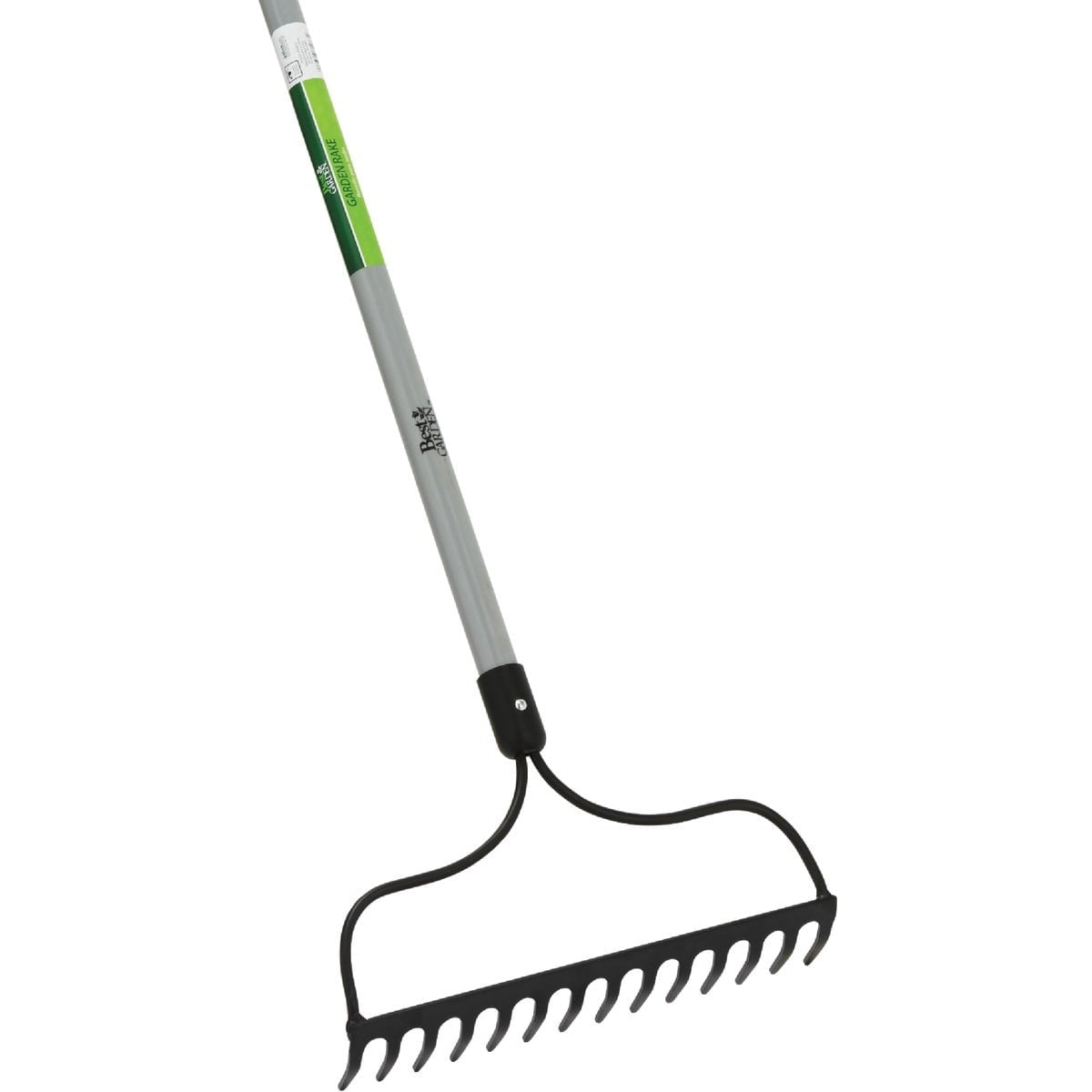 BEST GARDEN Best Garden 761624 14 In. Steel Bow Garden Rake 54 In. Handle (14-Tine) 761624