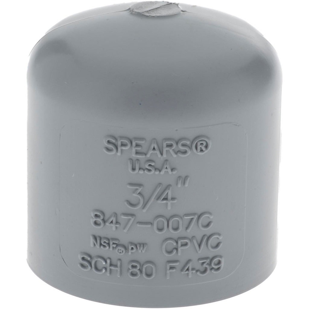 PRO-SOURCE Pro-source 90340200109 Cpvc End Cap 3/4 in Sch 80 Slip