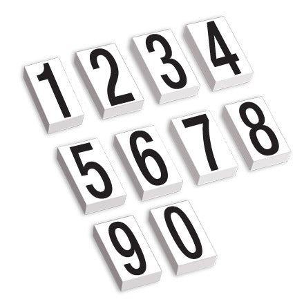 BSC PREFERRED Bsc Preferred DL9315 Vinyl Number Label Kit 3.5 in
