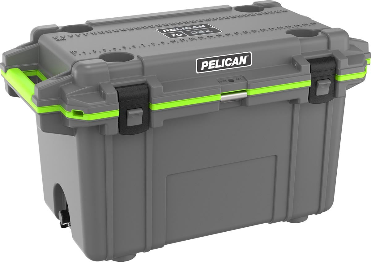 PELICAN Pelican 70Q-1-DKGRYEGRN Elite Cooler 70 Qt (72.42 Qt Capacity)
