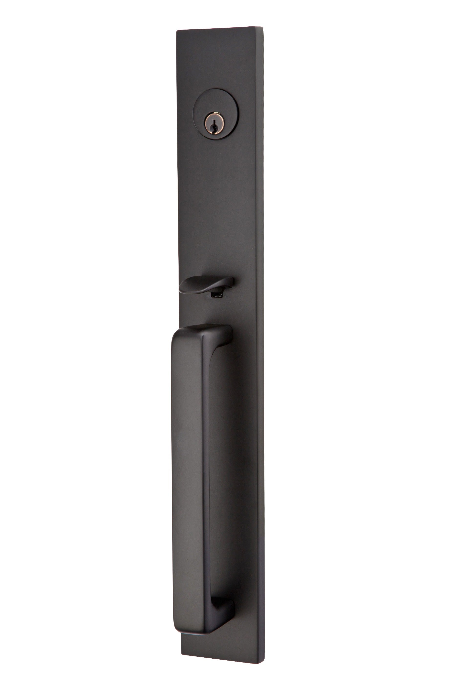 EMTEK Emtek 4819STUUS19RH Stuttgart Lever Lausanne Handleset Flat Black