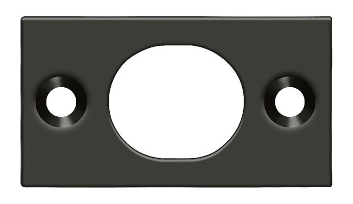 DELTANA Deltana SP6FBU10B Strike Plate Flush Bolt Oil Rubbed Bronze