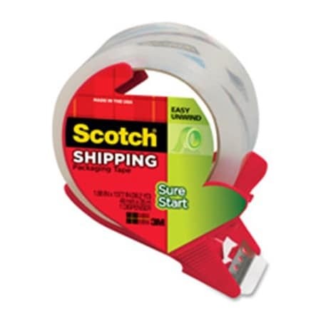 3M 3M MMM1456 Packing Tape with Refillable Dispensers 2 in x 22.2 yds 6-Pack
