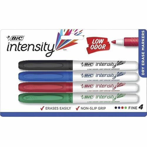 BIC Bic BICGDEP41ASST Dry-erase Markers Assorted 4-pack