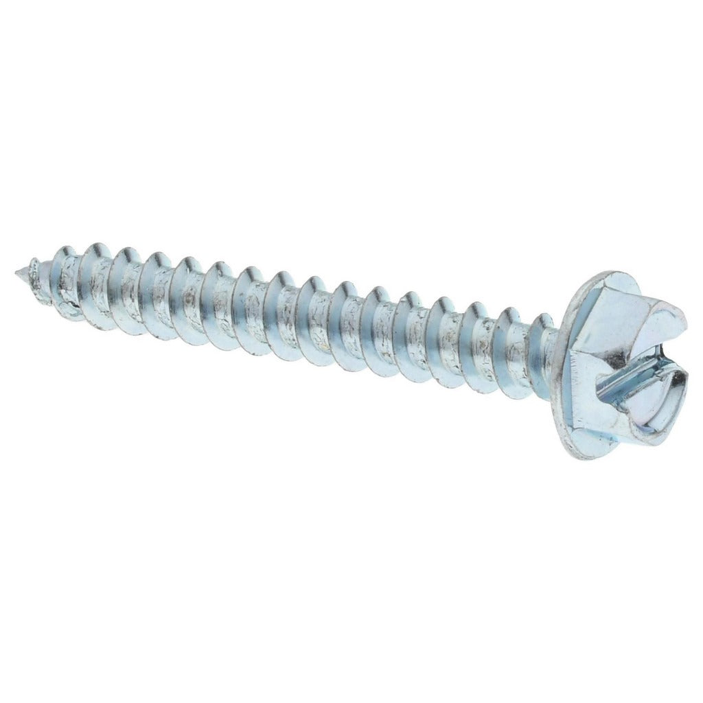VALUE COLLECTION Value Collection R50000202 Size 8 Hex Washer Slotted Sheet Metal Screw