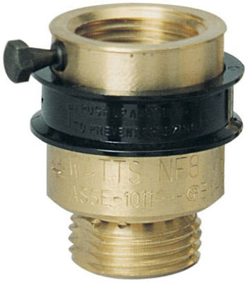 WATTS Watts Brass Tubular NF8 Hose Connection Vacuum Breaker