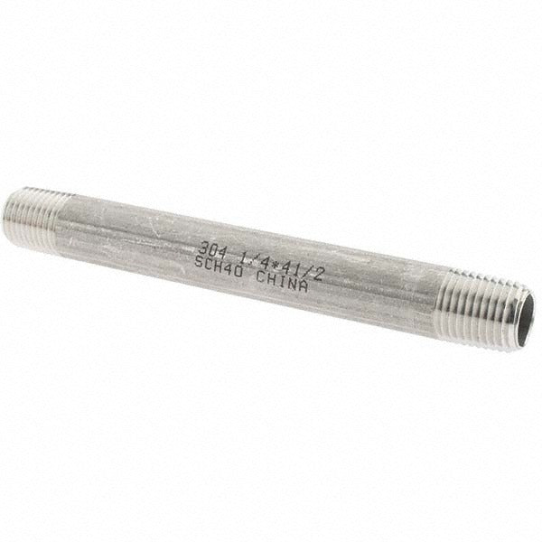 VALUE COLLECTION Value Collection 4BN1/4*41/2 Pipe Nipple 1/4 in Sch 40 304SS