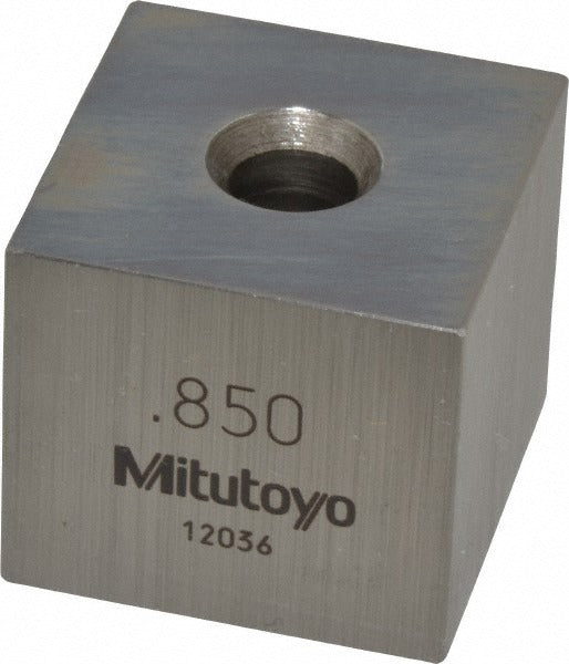 MITUTOYO Mitutoyo 614218-531 Square Steel Gage Block 0.85 in Grade 0
