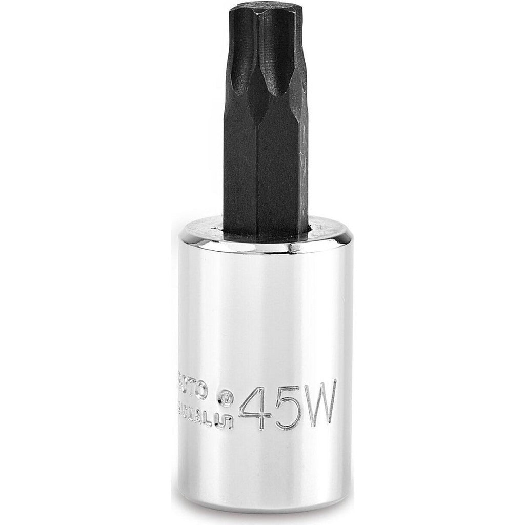 PROTO Proto J5239-45W T45 Torx Bit Socket 3/8 Inch Drive
