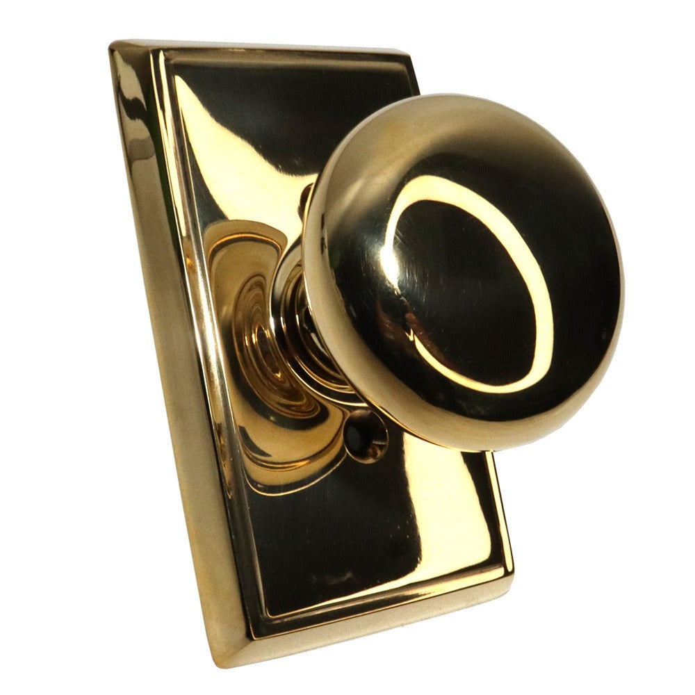 EMTEK Emtek 8121PUS3NL Providence Knob Passage Unlacquered Brass