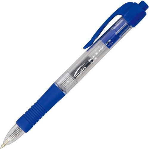 INTEGRA Integra ITA30036 Retractable Gel Ink Pen 0.7mm Dozen 12