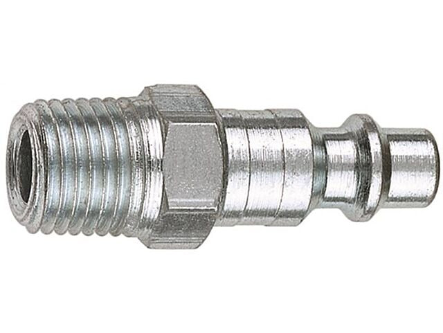 TRU-FLATE Tru-Flate 12-227 Industrial/Milton 3/8 in MNPT Steel Industrial Plug (Pack)