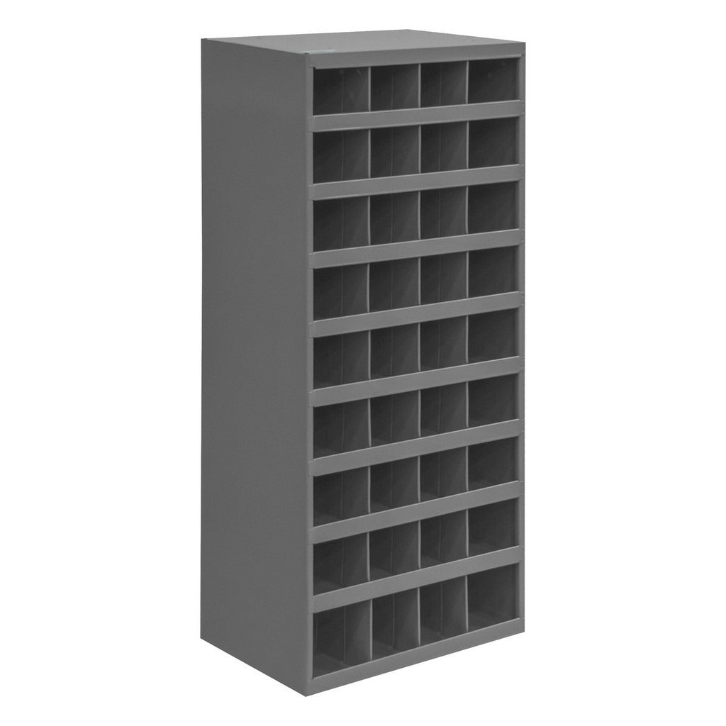 DURHAM MFG Durham 358-95-MSC 36-bin Shelving Unit Gray Steel