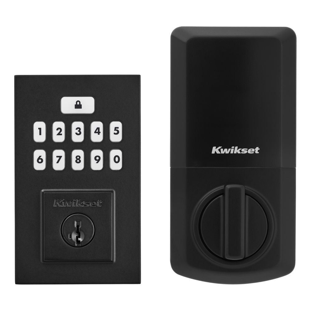 KWIKSET Kwikset 9260CNT-514S Smartcode Keypad Deadbolt Matte Black