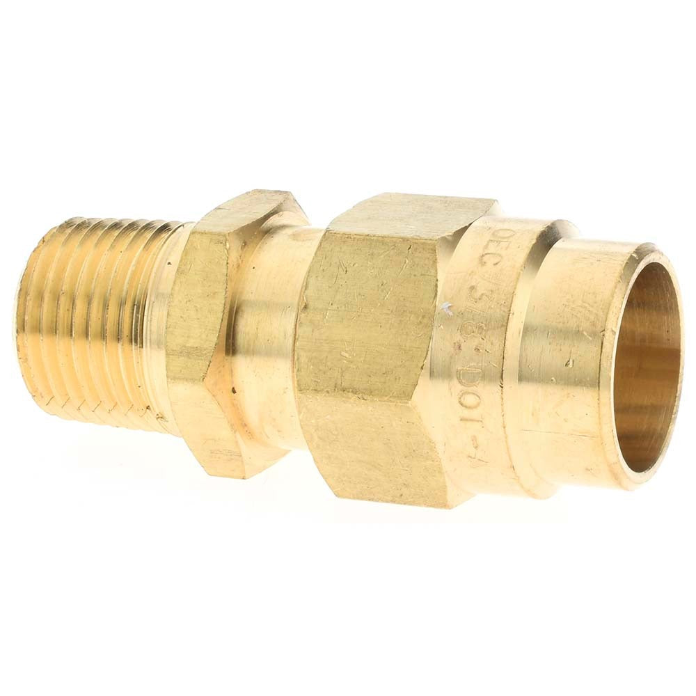 ANDERSON METALS Anderson Metals 2104 Reusable Hose Male Fitting 1/2 in