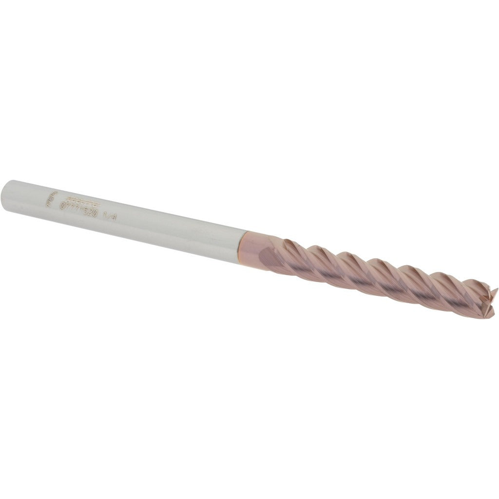ACCUPRO Accupro 12183233 Square End Mill 0.25 in 4 Flute Solid Carbide